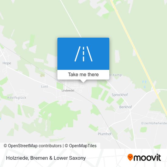 Holzriede map