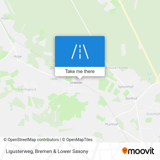 Ligusterweg map