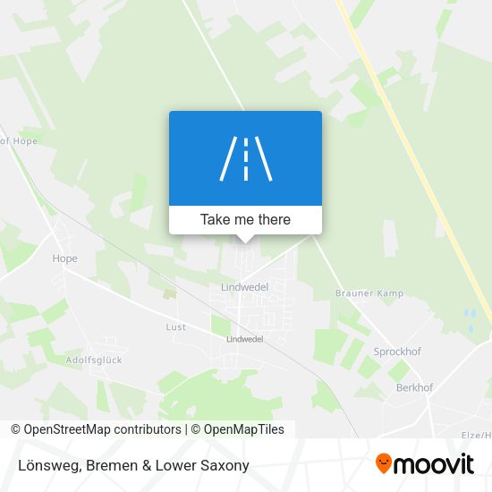 Lönsweg map
