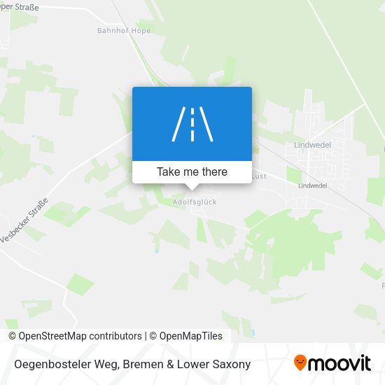 Oegenbosteler Weg map