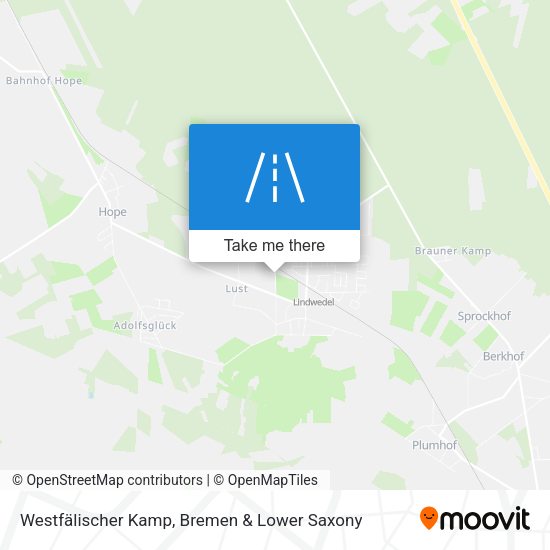 Westfälischer Kamp map
