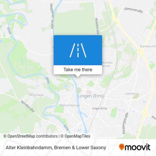Alter Kleinbahndamm map