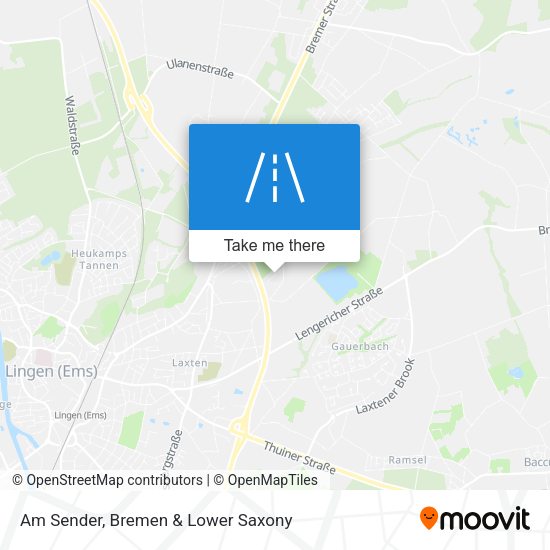 Am Sender map