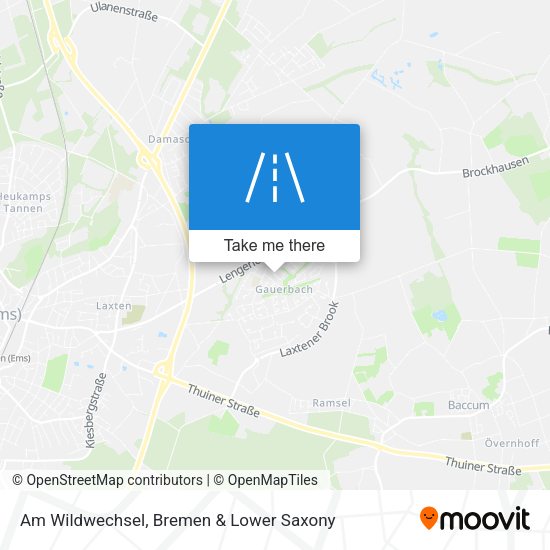 Am Wildwechsel map