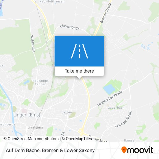 Auf Dem Bache map
