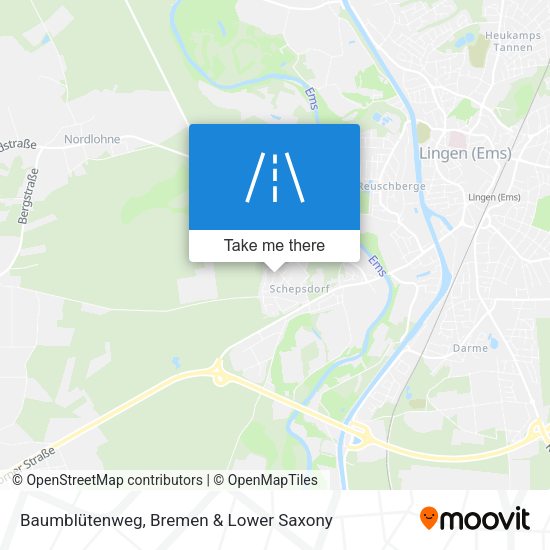Baumblütenweg map