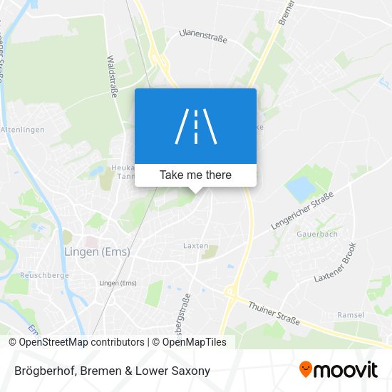 Brögberhof map