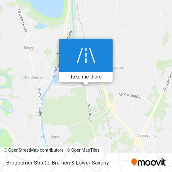 Brögberner Straße map