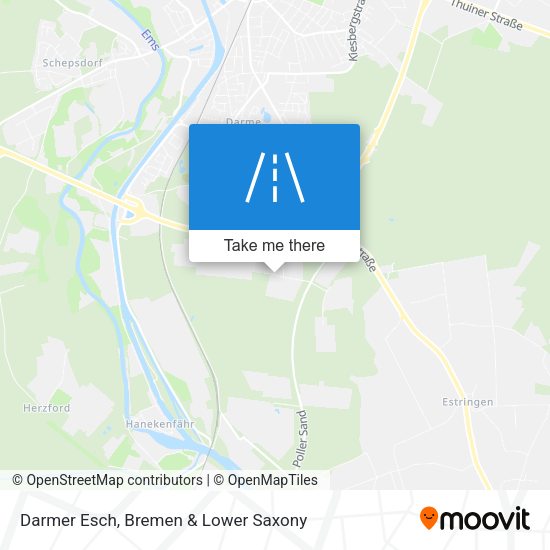 Darmer Esch map
