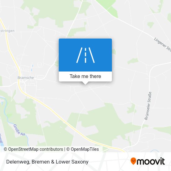 Delenweg map