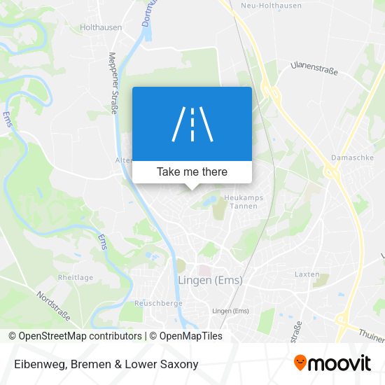 Eibenweg map