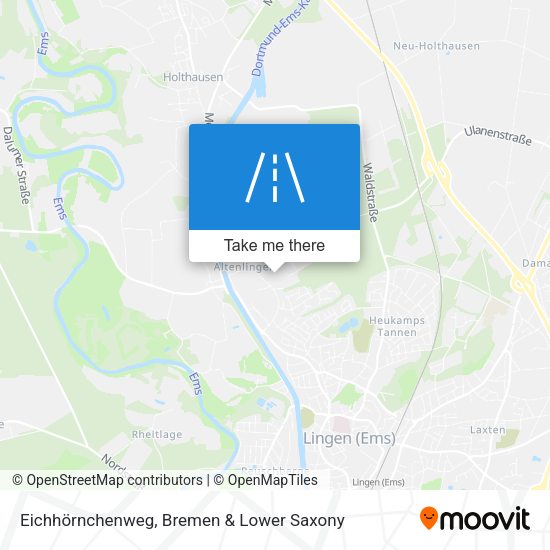 Eichhörnchenweg map