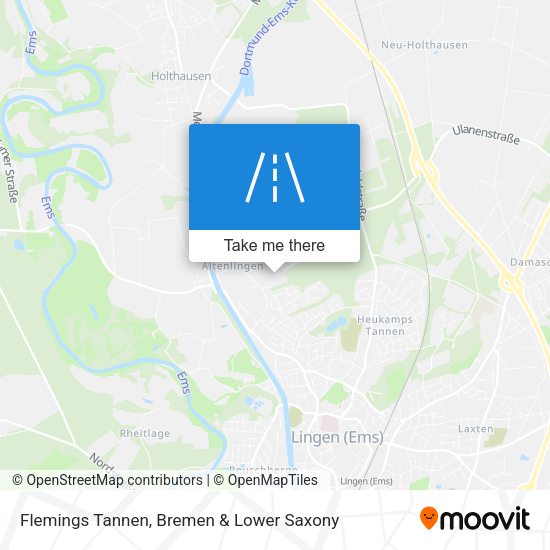 Flemings Tannen map