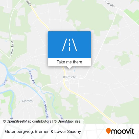 Gutenbergweg map