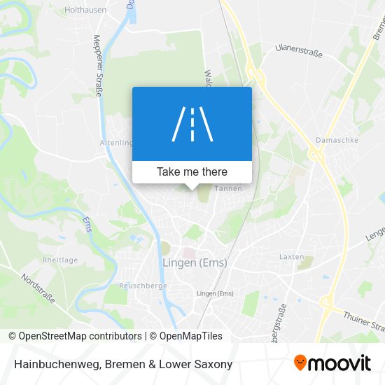 Hainbuchenweg map