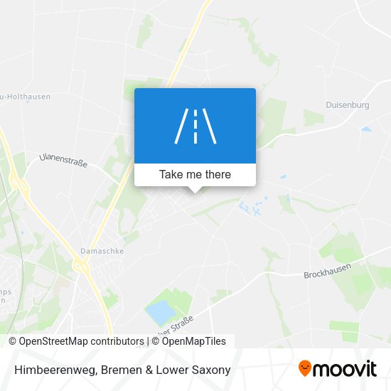 Himbeerenweg map