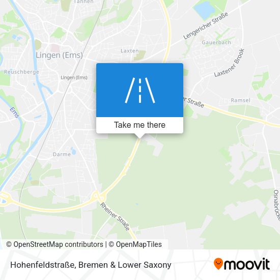 Hohenfeldstraße map