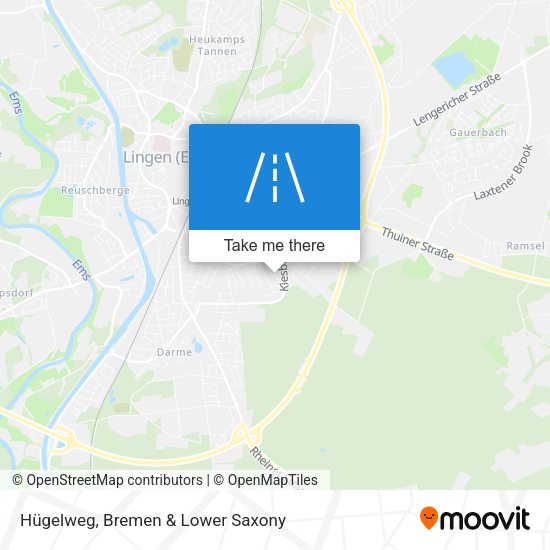 Hügelweg map