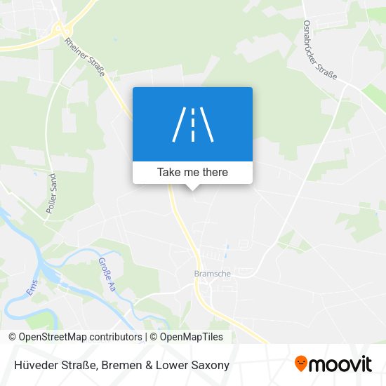 Hüveder Straße map
