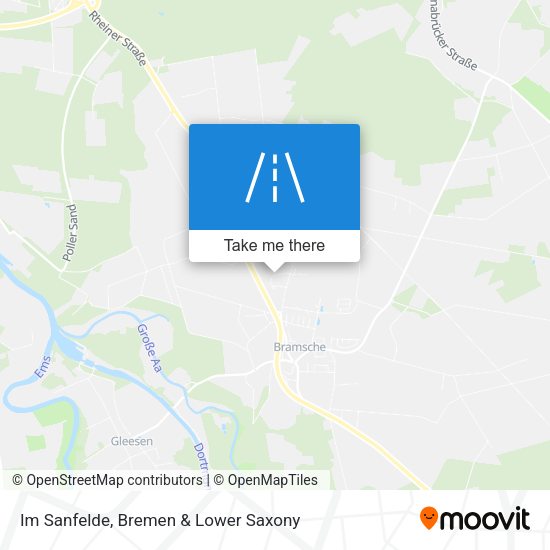 Im Sanfelde map