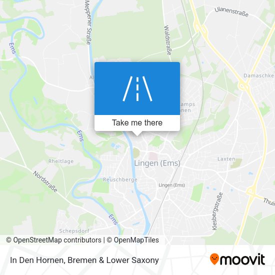 In Den Hornen map