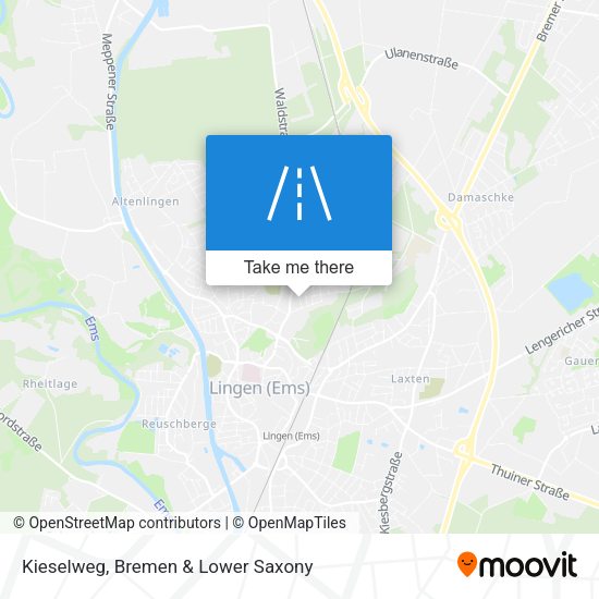 Kieselweg map
