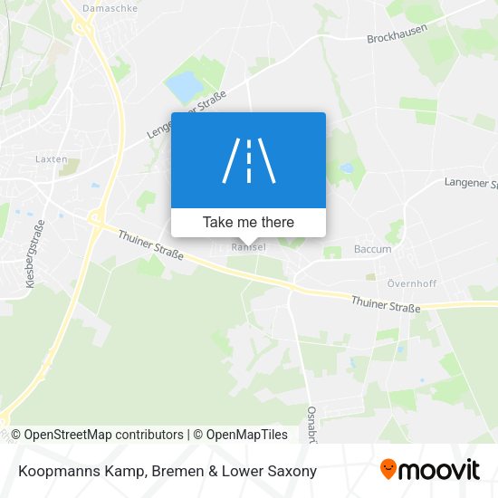 Koopmanns Kamp map