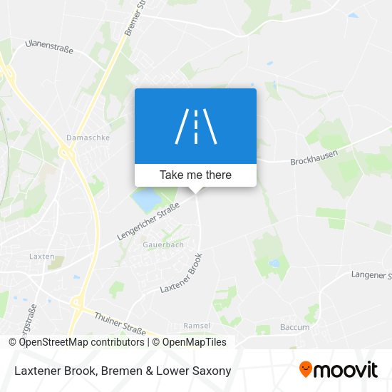 Laxtener Brook map