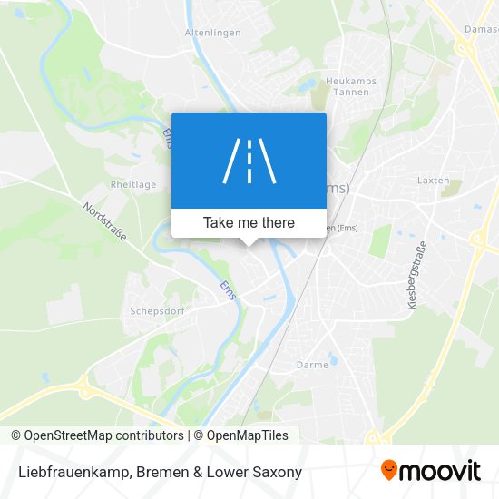 Liebfrauenkamp map