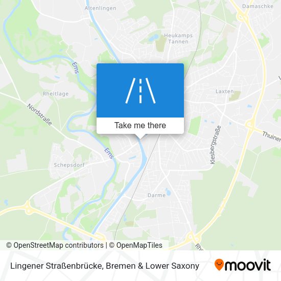 Lingener Straßenbrücke map