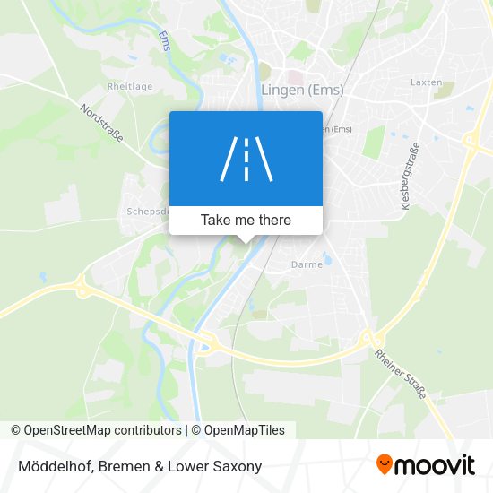 Möddelhof map