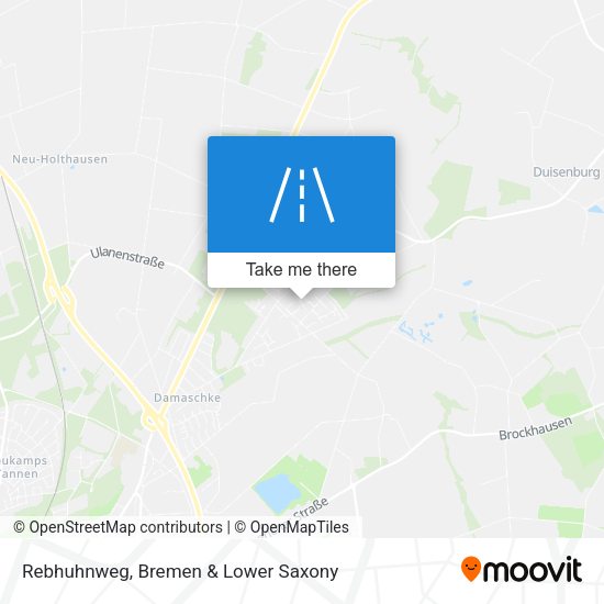 Rebhuhnweg map