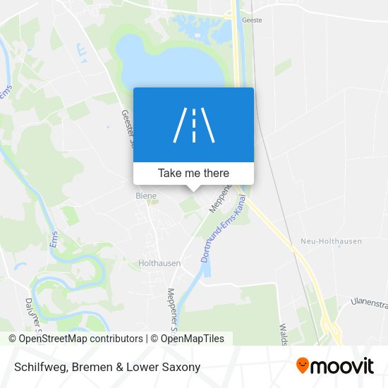 Schilfweg map
