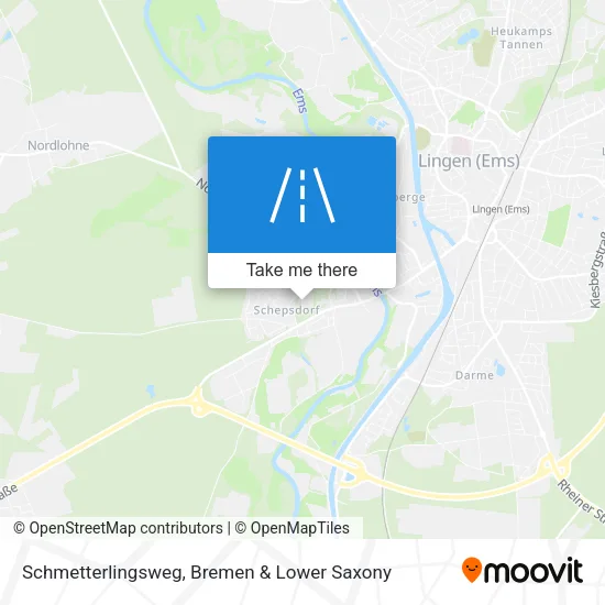 Карта Schmetterlingsweg