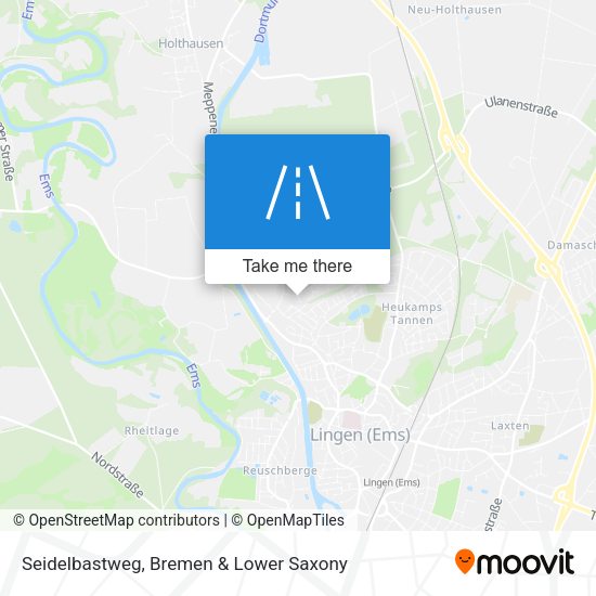 Seidelbastweg map