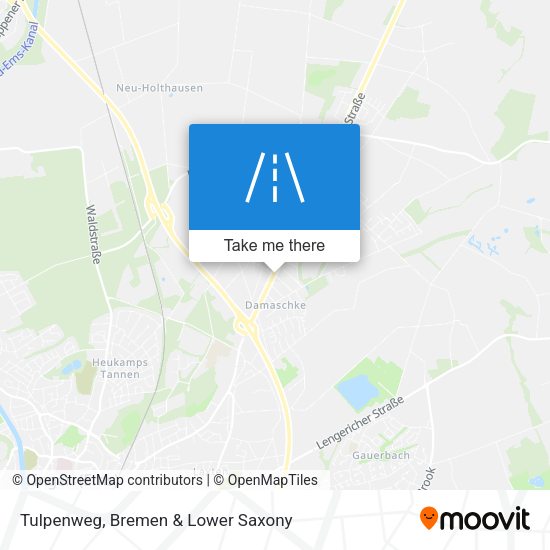 Tulpenweg map