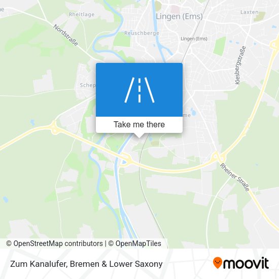 Zum Kanalufer map