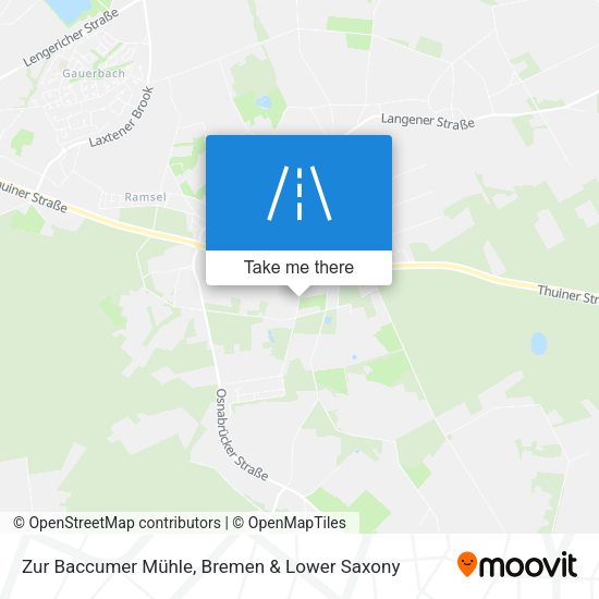 Zur Baccumer Mühle map