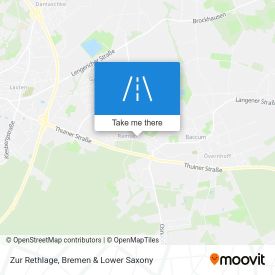 Zur Rethlage map