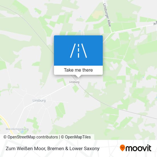 Zum Weißen Moor map