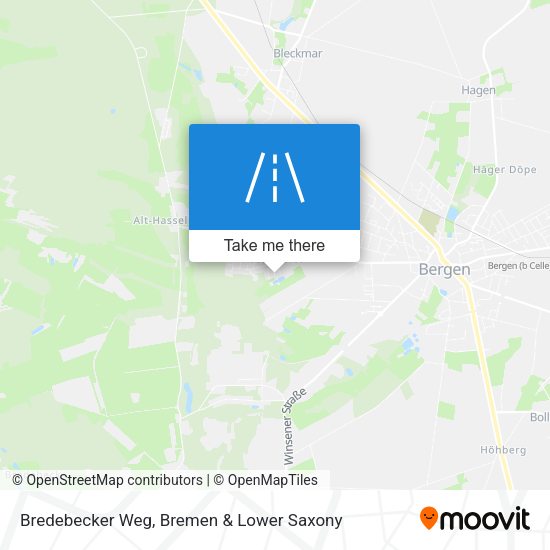 Bredebecker Weg map