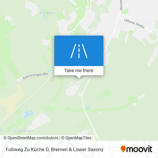 Fußweg Zu Küche D map