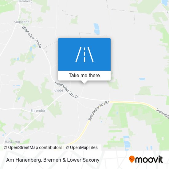 Am Hanenberg map