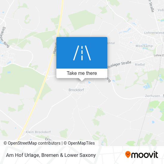 Am Hof Urlage map