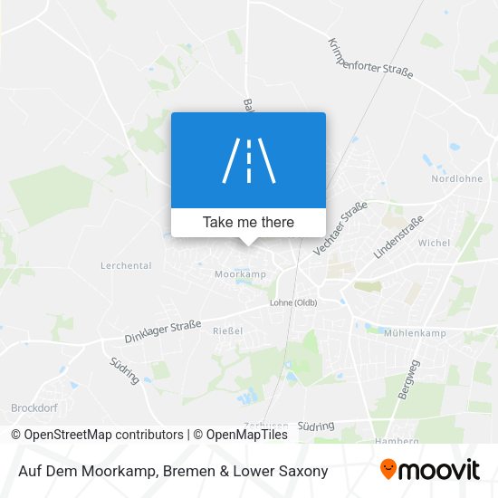 Auf Dem Moorkamp map