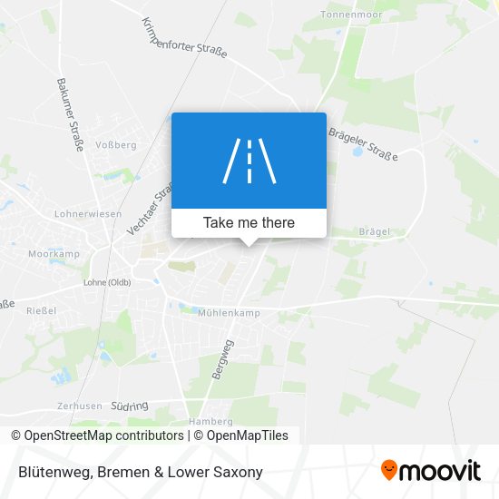 Blütenweg map