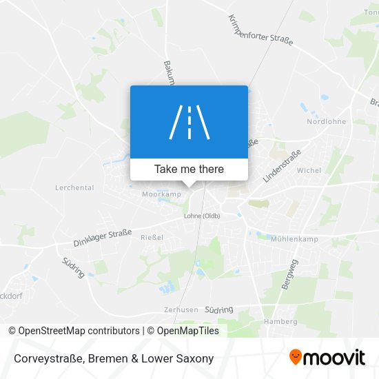 Corveystraße map
