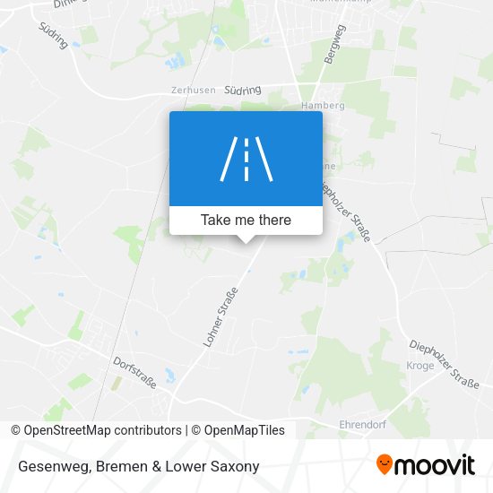 Gesenweg map