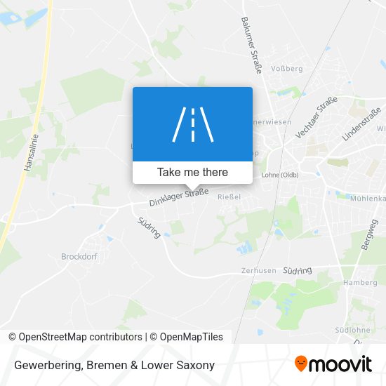 Gewerbering map