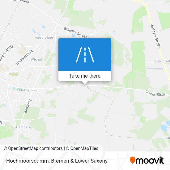 Hochmoorsdamm map